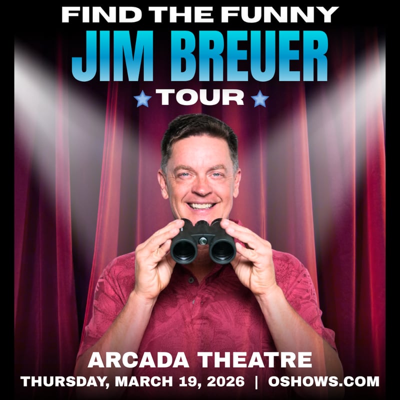 Jim Breuer will bring his “Find the Funny” tour to the Arcada Theatre at 7:30 p.m. Thursday, March 19.