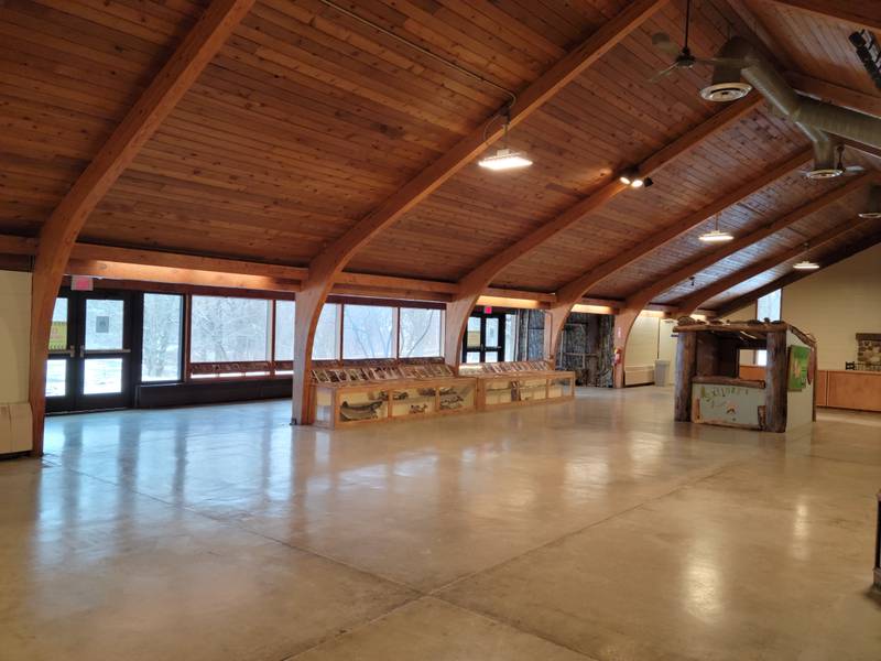 The Crystal Lake Nature Center is photographed on Dec. 30, 2021, just before the renovation began.