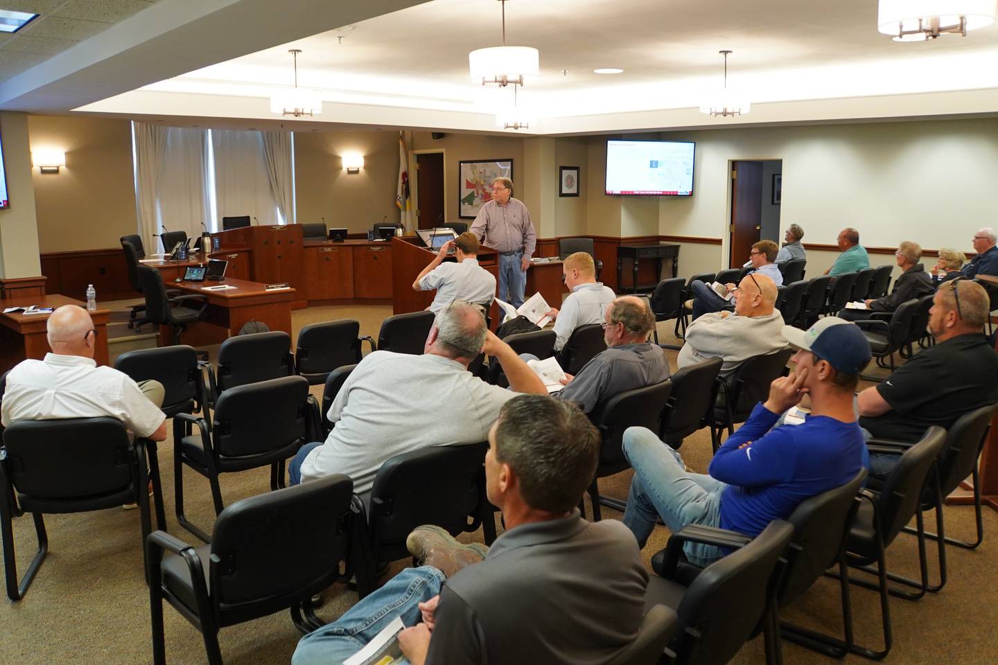 The meeting was attended by community stakeholders and presented draft final recommendations. The study aims to improve conditions around current and future development for the best interests of the area.
