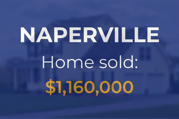 Sale closed in Naperville: $1.16 million for a single-family home