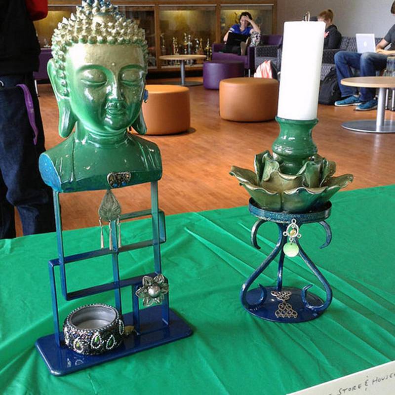 The public can vote in Joliet Junior College’s Recycled Art Show this Earth Day, April 19 from 10 a.m. to 2 p.m. on the Main Campus Center Bridge at 1215 Houbolt Road in Joliet.