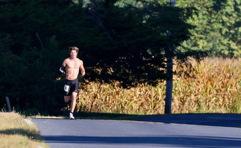 Elijah House of Sheffield was the first male finisher in the 2025 Underground Railroad 5K.