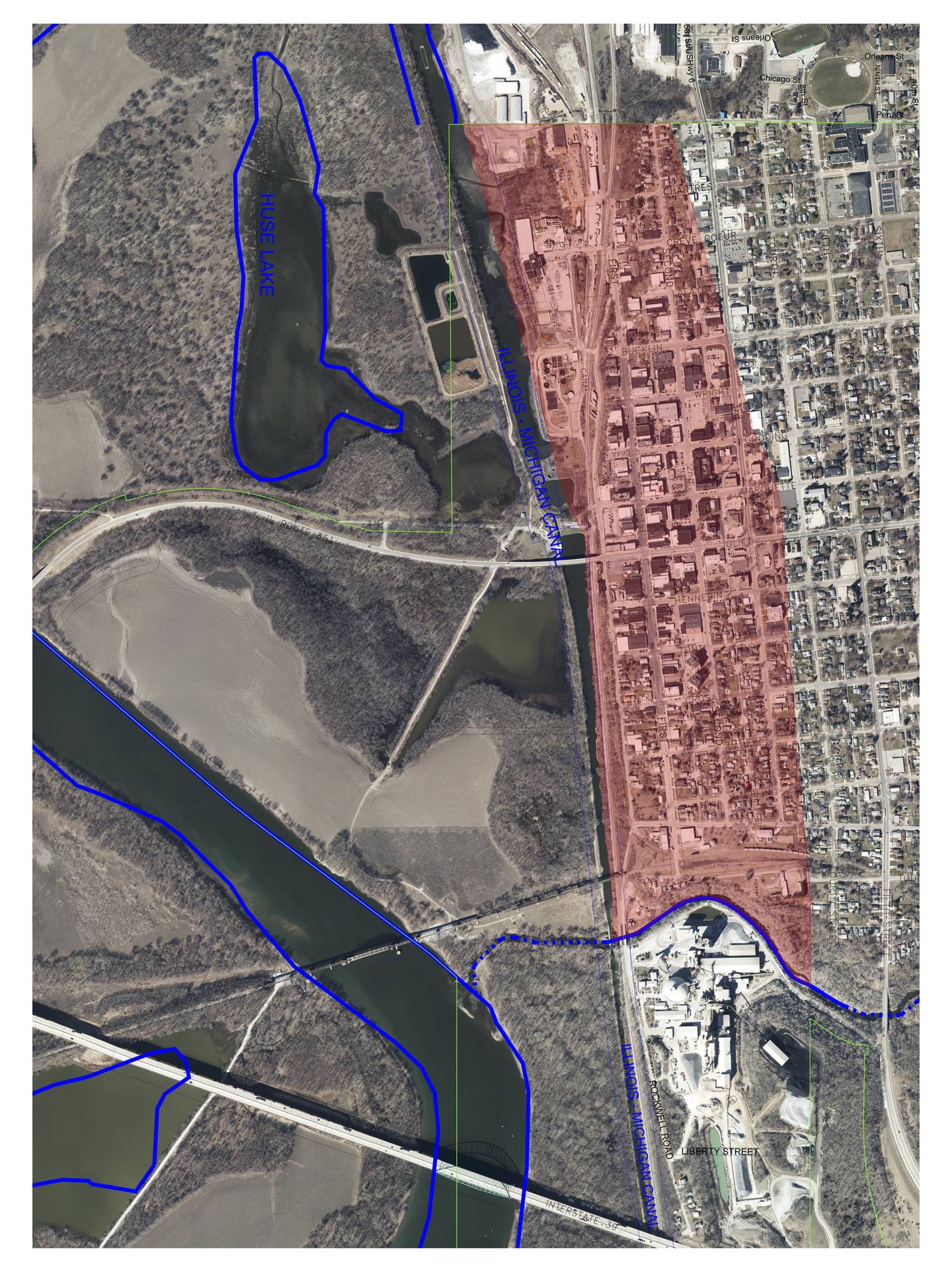 This is a preliminary map of the River Edge Redevelopment Zone and it may be changed prior to final approval.