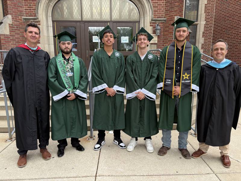 Glenbard West High School held its graduation ceremony on Thursday, May 22, 2025 at the school in Glen Ellyn.
