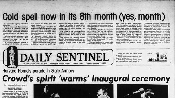 An eight-month cold spell, tracking January tornados and more historical Jan. 11 covers