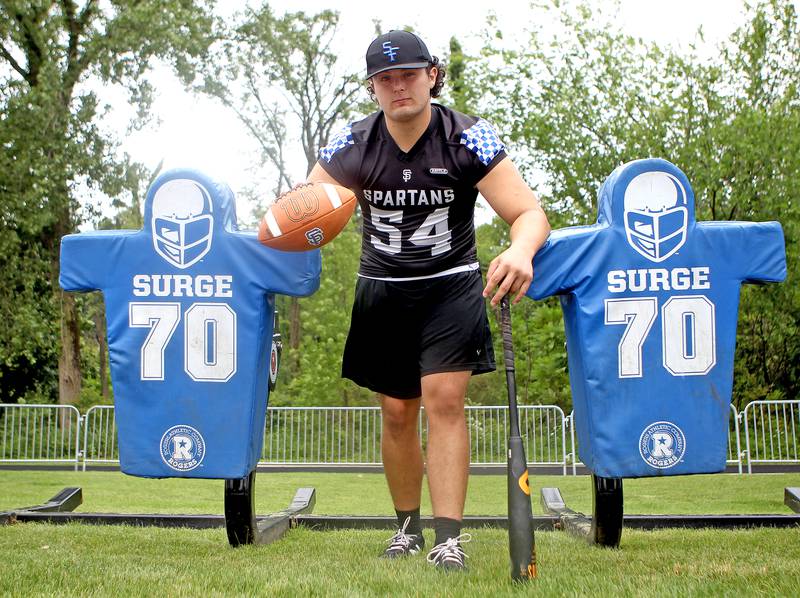 St. Francis baseball and football player TJ McMillen is the Kane County Chronicle Boys Athlete of the Year.