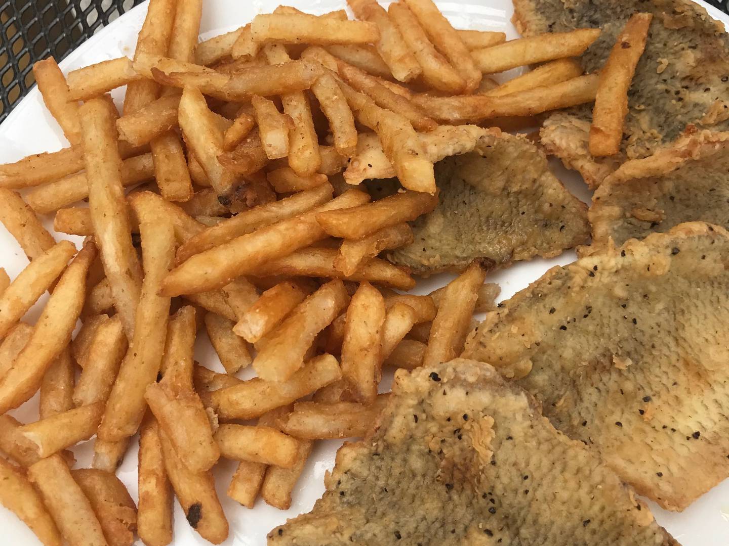 Skoog's Pub & Grill in Utica features several nightly specials. One of the Friday specials is deep-fried bluegill with fries.