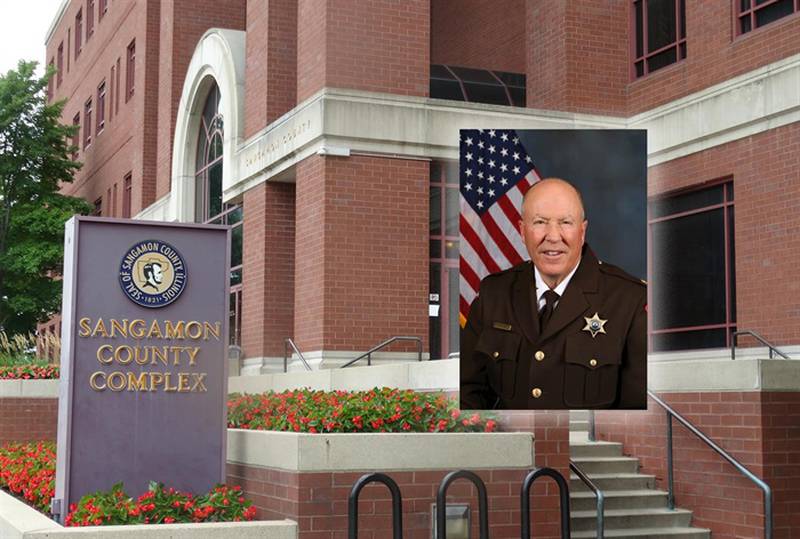 Sangamon County Sheriff Jack Campbell announced he would retire at the end of the month.
