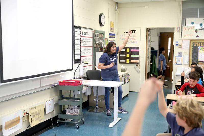 Shor Costello teaches fifth grade at Highland Elementary School in Downers Grove.