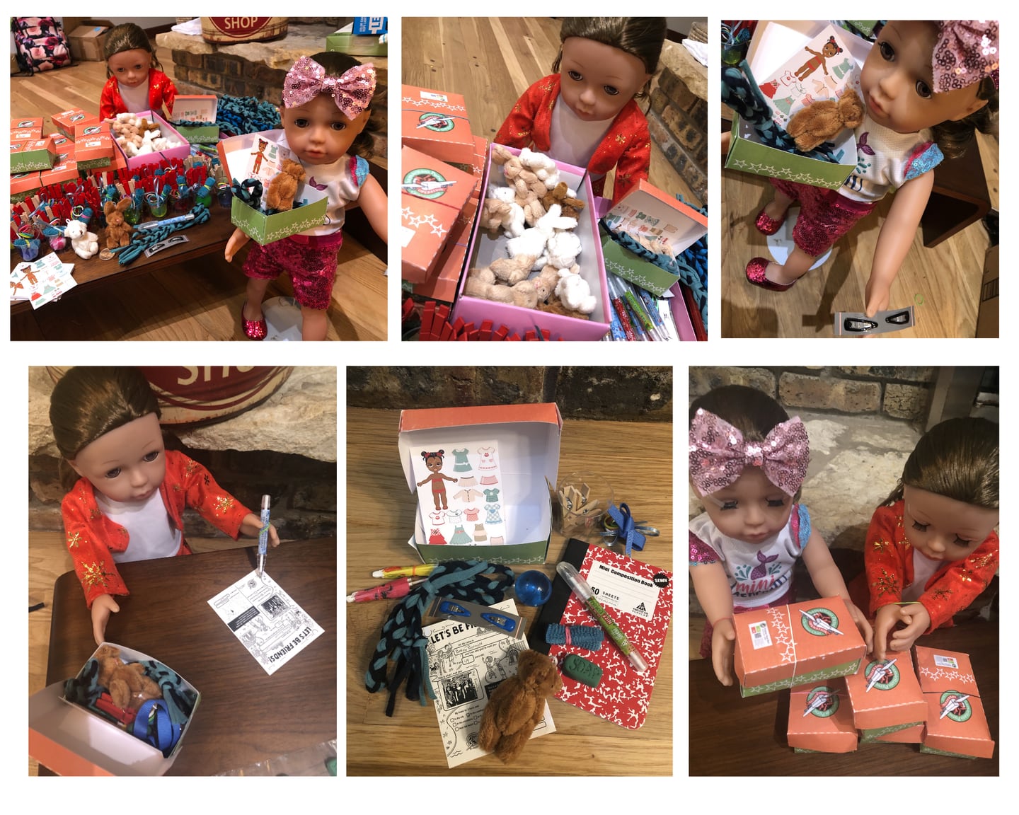 Betsy Burnett of Elwood assembled and personalized 24 dolls for Operation Christmas Child, which then sent the dolls to children in need. A longtime crafter, Burnett also found or made accessories for the dolls, too.