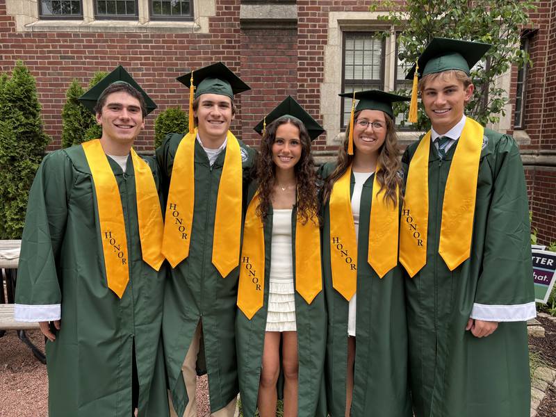 Glenbard West High School held its graduation ceremony on Thursday, May 22, 2025 at the school in Glen Ellyn.