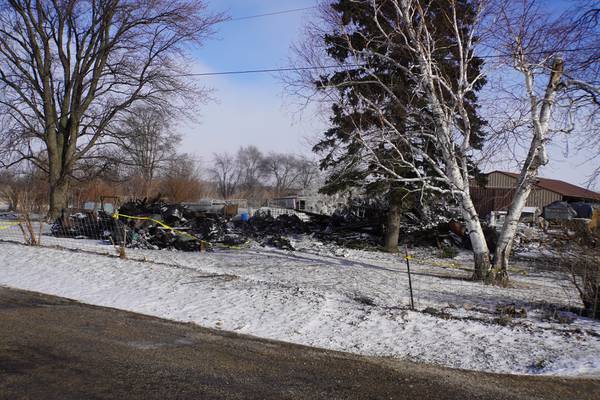 Rochelle man dies, 1 injured in Sunday morning fire on South Thorpe Road west of Rochelle