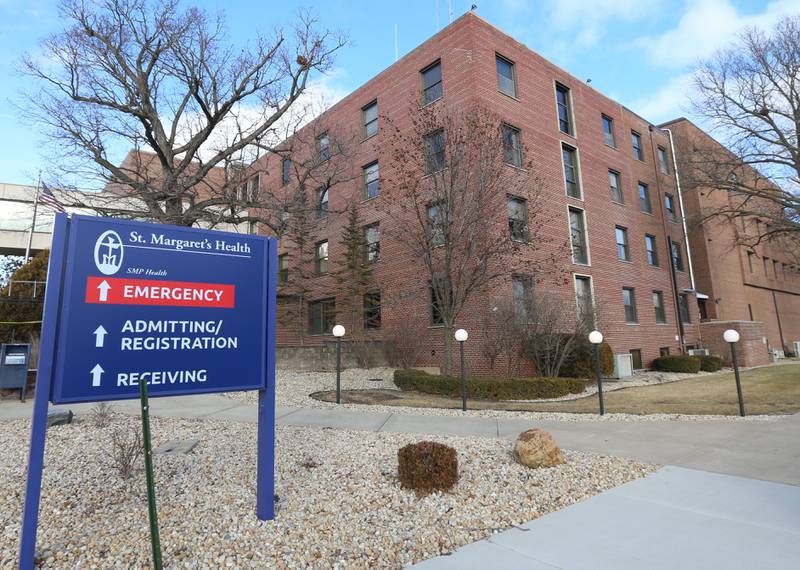 A view of the south side of St. Margaret's Health on Monday, Jan. 23, 2023 in Peru.