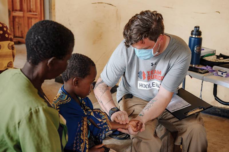 Branden Hoolehan, a paramedic with the Joliet Fire Department, recently delivered medical care to people in Malawi, Africa, in the aftermath of Cyclone Freddy, as a volunteer with Team Rubicon.