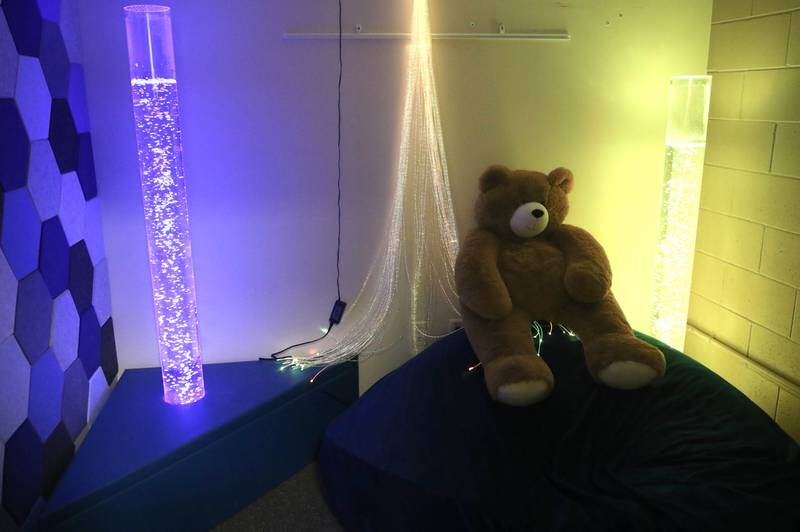 Part of the new Kishwaukee Special Recreation Association Sensory Room Wednesday, Nov. 6, 2024, at the Sycamore Park District Community Center.