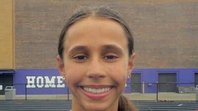 Downers Grove North freshman runner Macy Ermitage, after missing most of XC season, back in a big way on track
