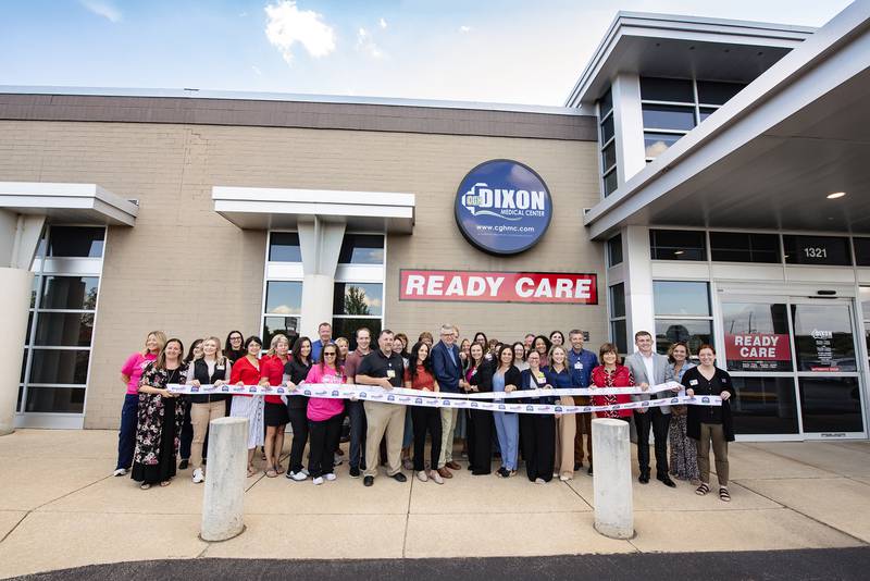 Dixon Ready Care celebrates its grand opening with a ribboncutting at 1321 N. Galena Ave. in Dixon.