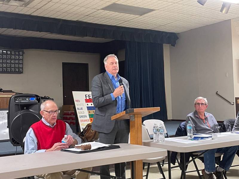 If Oglesby residents voted to have a city manager and decided they didn’t like it, they’d need to hold a referendum four years later to revert to the current form. Naperville attorney Karl Ottosen spelled out other pros and cons at a Wednesday, Feb. 19, 2025, forum on the referendum set for April 1.