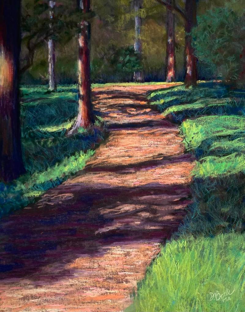 Darlene Bock -- Into the Woods 16 x 12 Pastel