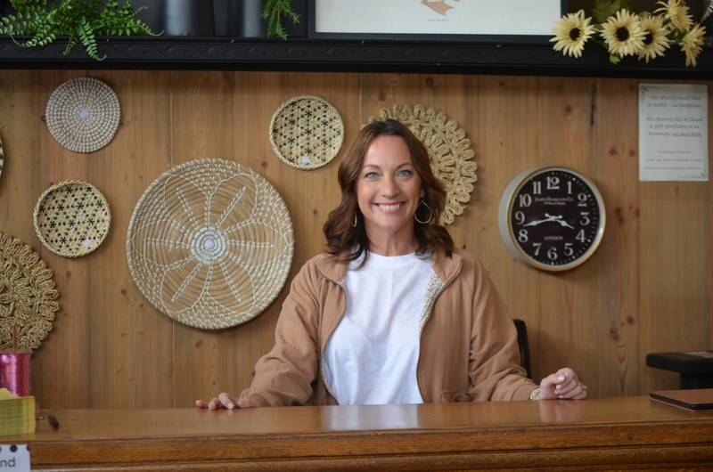 Emily Determan is the owner of Dandelion Wishes, formerly Sweet Woodruff, on Friday, May 5. Emily and her husband Dan purchased the gift shop, located at 1102 Fourth St. in Fulton, from Mayor Wendy Ottens last month.