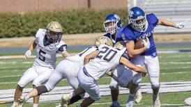 Newman’s Matthew Blackert scores on offense, defense and special teams in blowout win over Mercer County