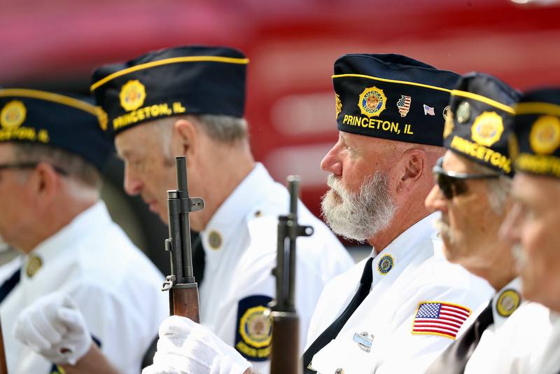 Many local Veteran's groups participated in Monday's services.