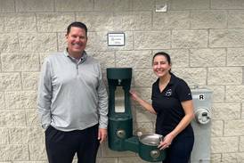 Morris Public Works installs bottle filling stations in city parks