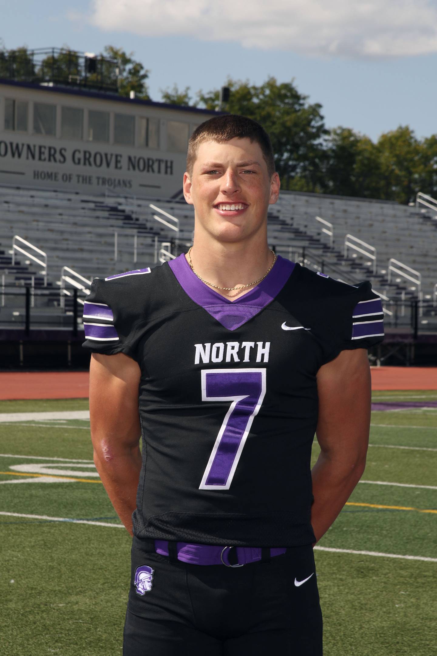 Downers Grove North senior Cael Brezina