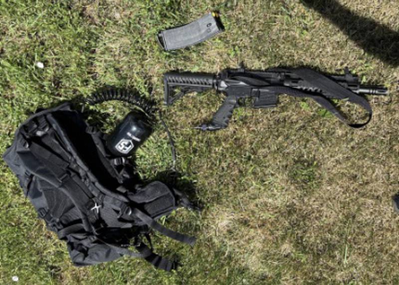 A picture of the paintball gun recovered by the Plainfield Police Department on Friday, July 5, 2024. Kurt Skinner, 33, of Plainfield, was issued a citation for disorderly conduct after he was seen by witnesses walking down a street with the rifle, police said.