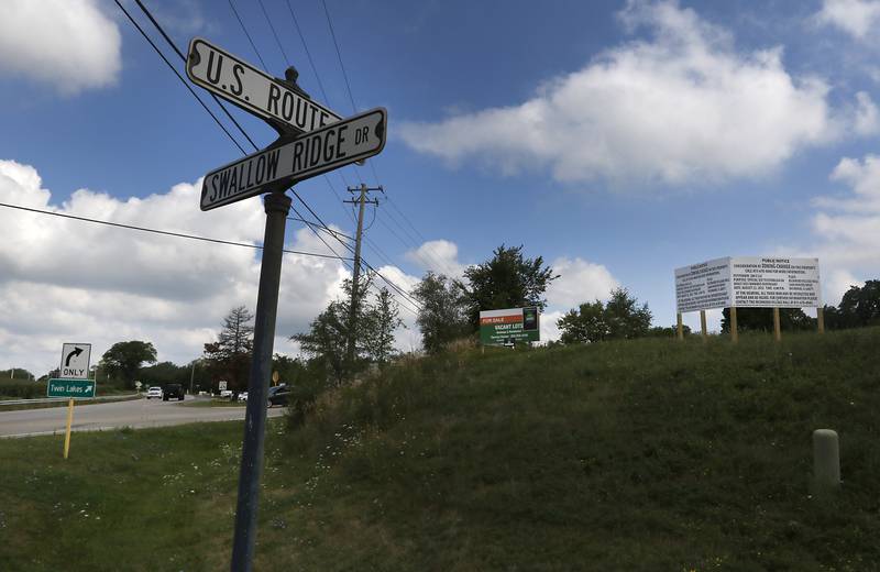 The site of the proposed cannabis dispensary at at 5500 Swallow Ridge Drive, in Richmond on Monday, Aug. 15, 2022.