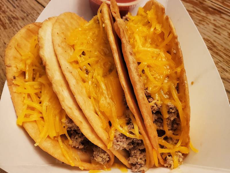 The tacos were prepared in an almost ‘Italian’ way with perfectly crisp shells that were made from the restaurant’s pizza dough. These tacos were served alongside a delicious taco sauce that, when topped on the food, was definitely a fan favorite.