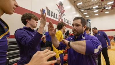 Photos: Mendota vs Hall boys basketball in the Class 2A Regional
