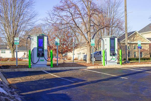 New EV fast-charging stations installed at Batavia Public Library 