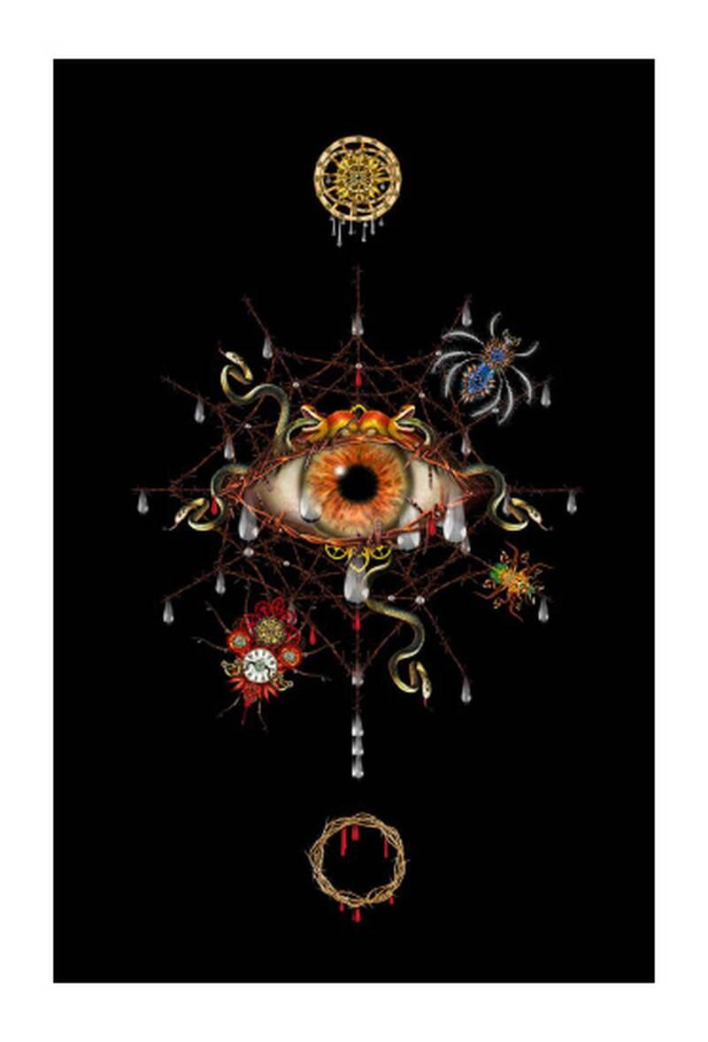 ‘Weeping’ by Dave Sobotka, one of three artists featured in a new exhibit at Geneva Center for the Arts, ‘Say It Out Loud: Addressing Mental Health Through Art.’