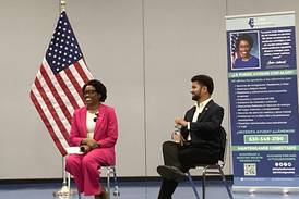 Underwood at Joliet town hall: ‘We need to raise our voices and fight back’ against GOP budget cuts