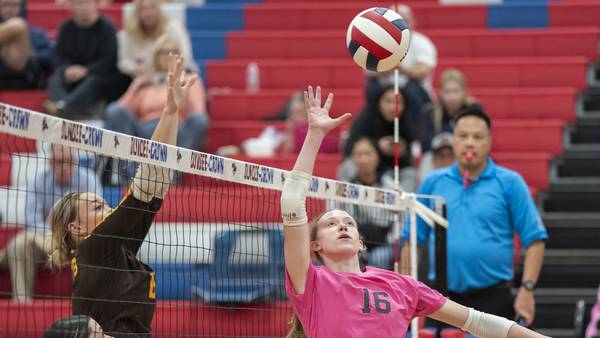 Photos: Jacobs vs. Dundee-Crown FVC girls volleyball