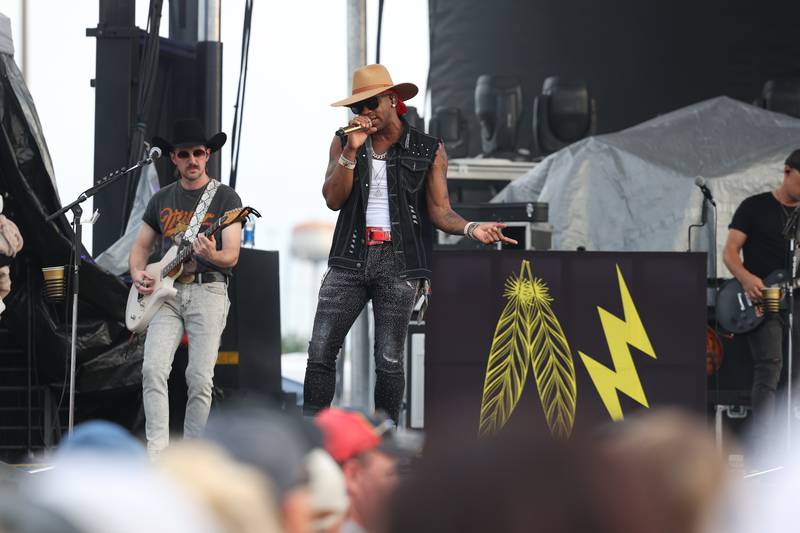 Jimmie Allen performs on day 2 of the Taste of Joliet. Saturday, June 25, 2022 in Joliet.