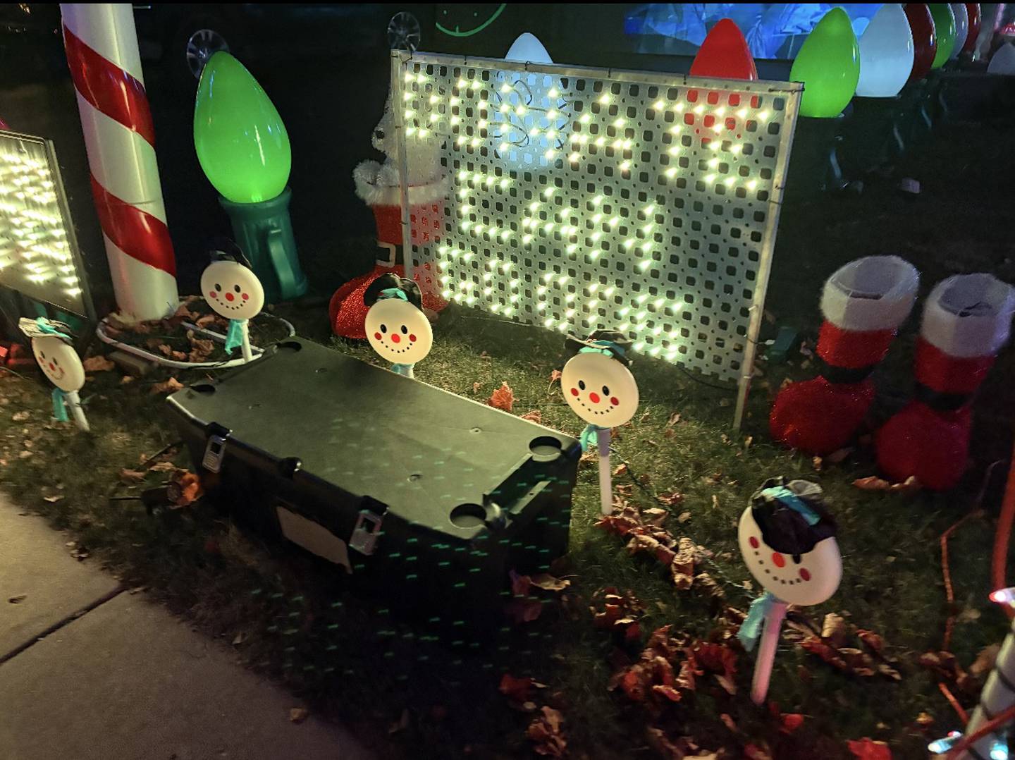 The Tomasheski residence in McHenry lit up for the holidays Nov. 29. 2024.