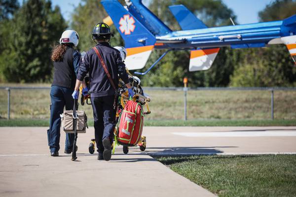 Man suffers life-threatening injuries after falling from building near Woodstock