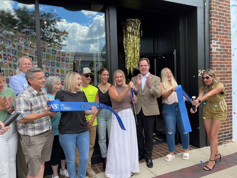 The Geneva Chamber of Commerce held a ribbon cutting ceremony to celebrate Jade’s three-year anniversary on July 29, 2022 at 25 S. Third St.