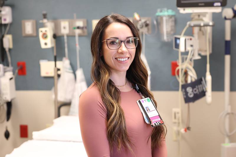 Vanessa Read, Nursing Supervisor of Emergency Services, Stroke, & SANE Coordinator, at Morris Hospital & Healthcare poses for a photo on Monday, March 11, 2024.