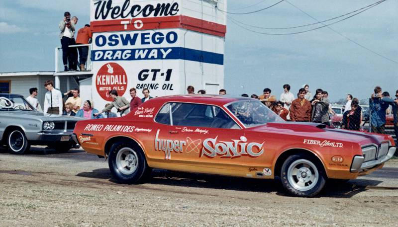 In 1968, Brian Murphy, driving Romeo Palamides' Hyper Sonic, was just one of hundreds of drag racers who competed at the Oswego Drag Raceway between 1955 and 1979. Join other Oswego Drag Raceway fans on Thursday, Aug. 11 at the Oswego Brewing Company for “History Happy Hour – Oswego Drag Raceway."