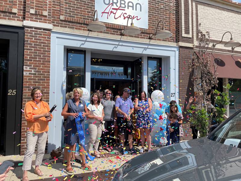 The Geneva Chamber of Commerce, along with Batavia Chamber of Commerce, held a ribbon cutting for Urban Artisan, 27 S. Third St. in Geneva on July 12.