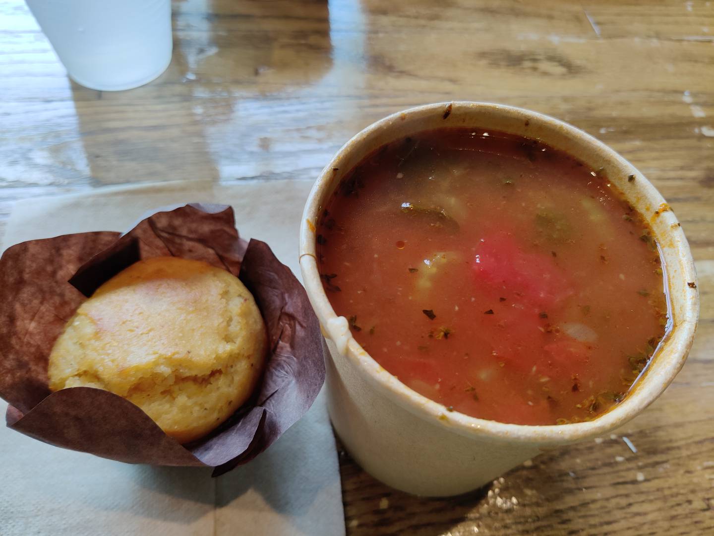 Minestrone at Deane's Market & Deli in Geneva.