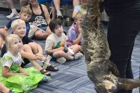 Photos: Reddick Library hosts Stella the Sloth 