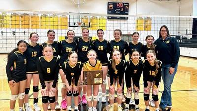 Putnam County wins IESA Class 2A eighth-grade volleyball regional championship 