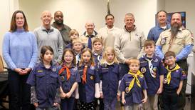 Scouts help celebrate America 250 at DeKalb City Council meeting