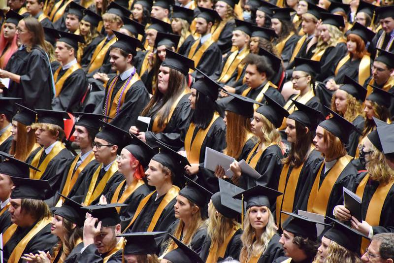 Sycamore High School's Class of 2022 commencement ceremony was held Sunday, May 22, 2022 at Northern Illinois University's Convocation Center in DeKalb.