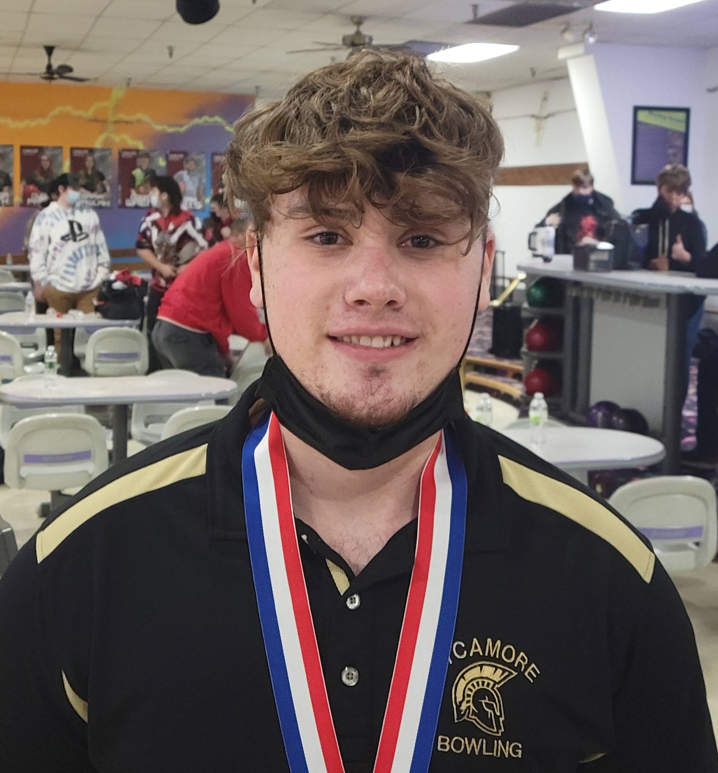 Sycamore senior Tommy Reboletti finished third and helped lead the Spartans to a second-place team finish at Tuesday's Interstate Eight Conference Boys Bowling meet held at the Illinois Valley Super Bowl in Peru.