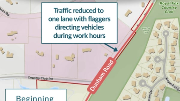Construction traffic congestion expected on Dunham Road in St. Charles for 2 weeks 